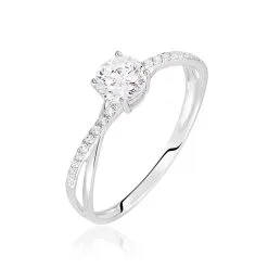 Histoire D'Or Bague Dana Or Blanc Oxyde De Zirconium