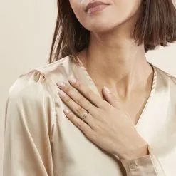 Histoire D'Or Bague Dana Or Blanc Oxyde De Zirconium 15 Histoire D'Or Bague Dana Or Blanc Oxyde De Zirconium -Boucles d'oreilles Bracelet Soldes B3DFBZW799 model1