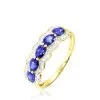 Histoire D'Or Bague Margaux Or Jaune Tanzanite Et Diamant