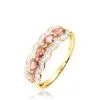 Histoire D'Or Bague Margaux Or Jaune Morganite Et Diamant