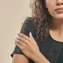 Histoire D'Or Bague Presilia Or Jaune Diamant -Boucles d'oreilles Bracelet Soldes B3DFJDW04I model0