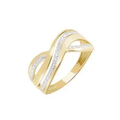 Histoire D'Or Bague Callistine Or Jaune Diamant