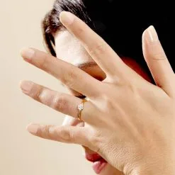 Histoire D'Or Bague Solitaire Cassiope Or Jaune Diamant -Boucles d'oreilles Bracelet Soldes B3DFJDW0YL model1