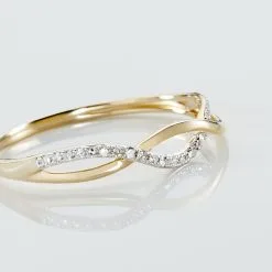 Histoire D'Or Bague Nucia Or Jaune Diamant -Boucles d'oreilles Bracelet Soldes B3DFJDW10W view3