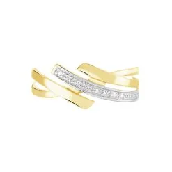 Histoire D'Or Bague Nermine Or Jaune Diamant -Boucles d'oreilles Bracelet Soldes B3DFJDW135 view1