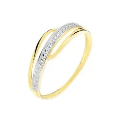 Histoire D'Or Bague Solena Or Jaune Diamant