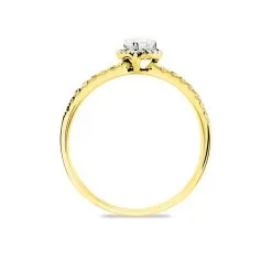 Histoire D'Or Bague Solitaire Tatiana Or Jaune Diamant -Boucles d'oreilles Bracelet Soldes B3DFJDW1BS view2