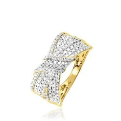 Histoire D'Or Bague Agnes Or Jaune Diamant