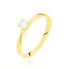 Histoire D'Or Bague Solitaire Victoria Or Jaune Diamant