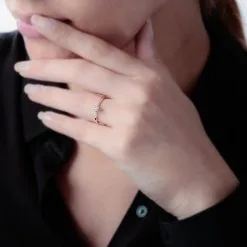 Histoire D'Or Bague Solitaire Victoria Or Jaune Diamant -Boucles d'oreilles Bracelet Soldes B3DFJDW1P8 model0