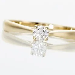 Histoire D'Or Bague Solitaire Victoria Or Jaune Diamant -Boucles d'oreilles Bracelet Soldes B3DFJDW1P8 view3