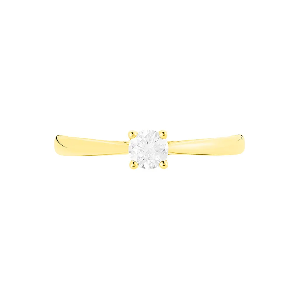 Histoire D'Or Bague Solitaire Victoria Or Jaune Diamant 4 Histoire D'Or Bague Solitaire Victoria Or Jaune Diamant – Image 2