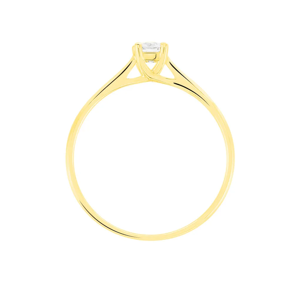Histoire D'Or Bague Solitaire Victoria Or Jaune Diamant 5 Histoire D'Or Bague Solitaire Victoria Or Jaune Diamant – Image 3