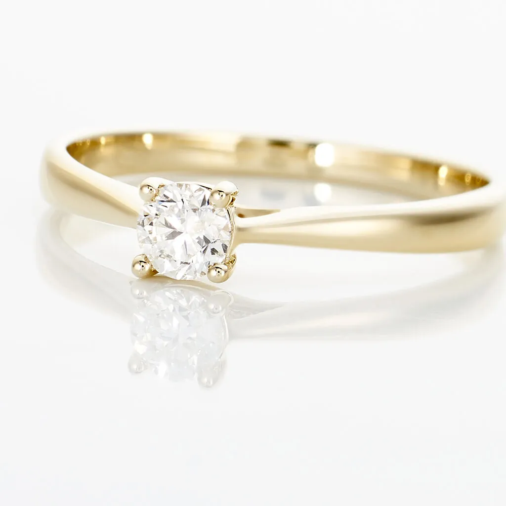 Histoire D'Or Bague Solitaire Victoria Or Jaune Diamant 6 Histoire D'Or Bague Solitaire Victoria Or Jaune Diamant – Image 4