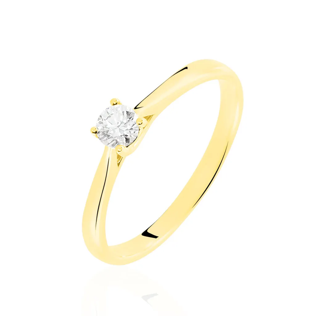 Histoire D'Or Bague Solitaire Victoria Or Jaune Diamant 3 Histoire D'Or Bague Solitaire Victoria Or Jaune Diamant