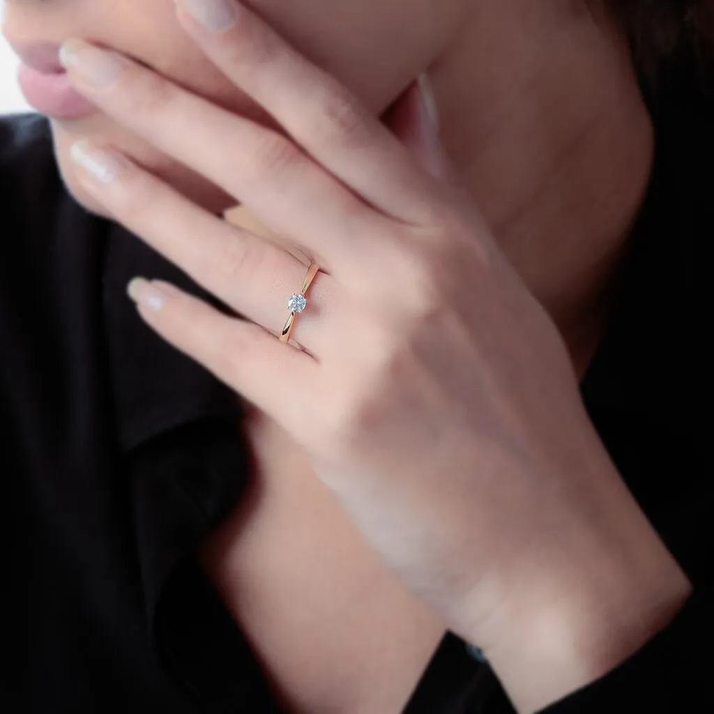 Histoire D'Or Bague Solitaire Victoria Or Jaune Diamant 7 Histoire D'Or Bague Solitaire Victoria Or Jaune Diamant – Image 5