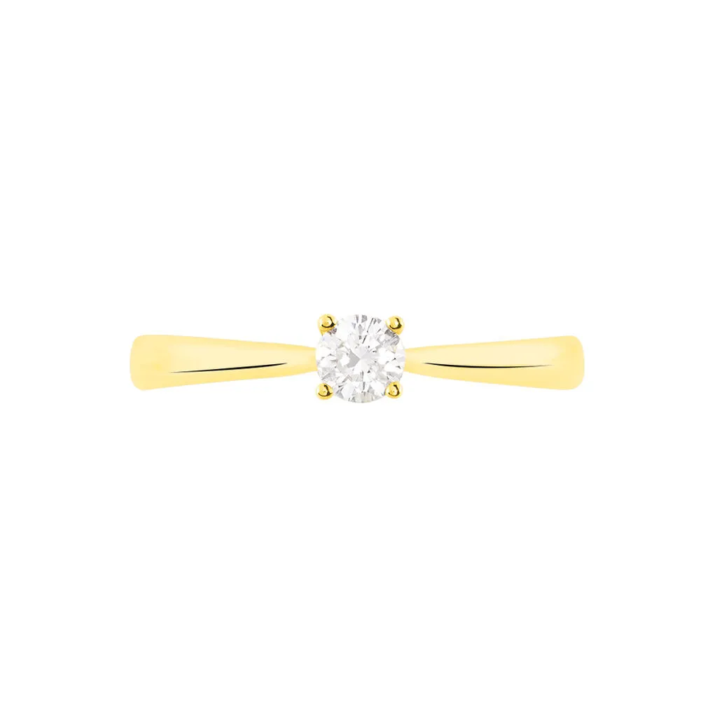 Histoire D'Or Bague Solitaire Victoria Or Jaune Diamant 4 Histoire D'Or Bague Solitaire Victoria Or Jaune Diamant – Image 2