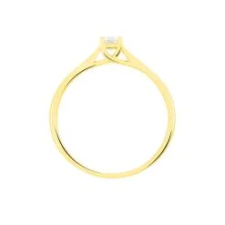 Histoire D'Or Bague Solitaire Victoria Or Jaune Diamant 9 Histoire D'Or Bague Solitaire Victoria Or Jaune Diamant -Boucles d'oreilles Bracelet Soldes B3DFJDW1PA view2