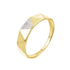 Histoire D'Or Bague Lizia Or Jaune Diamant