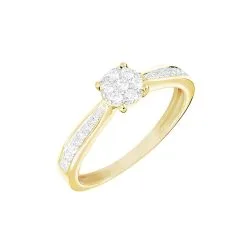 Histoire D'Or Bague Or Jaune Celia Diamants