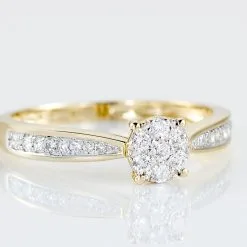 Histoire D'Or Bague Or Jaune Celia Diamants -Boucles d'oreilles Bracelet Soldes B3DFJDW3H9 view3