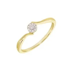 Histoire D'Or Bague Or Jaune Cerisette Diamant