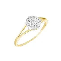 Histoire D'Or Bague Or Jaune Aspasia Diamants