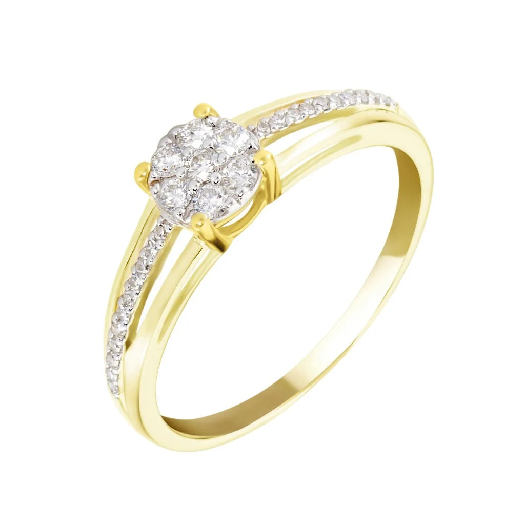 Histoire D'Or Bague Katherina Or Jaune Diamant 3 Histoire D'Or Bague Katherina Or Jaune Diamant