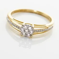 Histoire D'Or Bague Katherina Or Jaune Diamant 11 Histoire D'Or Bague Katherina Or Jaune Diamant -Boucles d'oreilles Bracelet Soldes B3DFJDW3Z6 view3