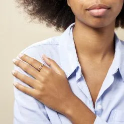 Histoire D'Or Bague Osanna Or Jaune Diamants -Boucles d'oreilles Bracelet Soldes B3DFJDW3Z8 model0