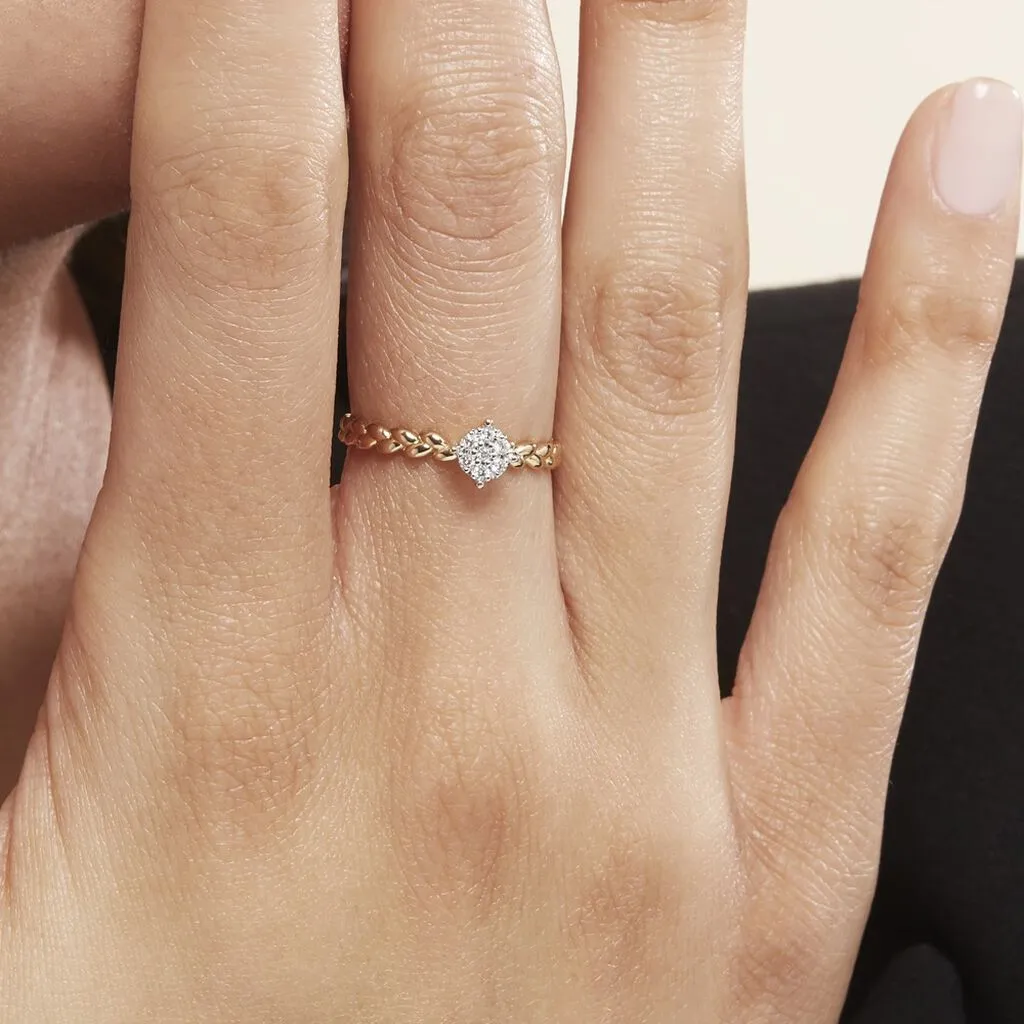 Histoire D'Or Bague Or Jaune Adlai Diamants 8 Histoire D'Or Bague Or Jaune Adlai Diamants – Image 6