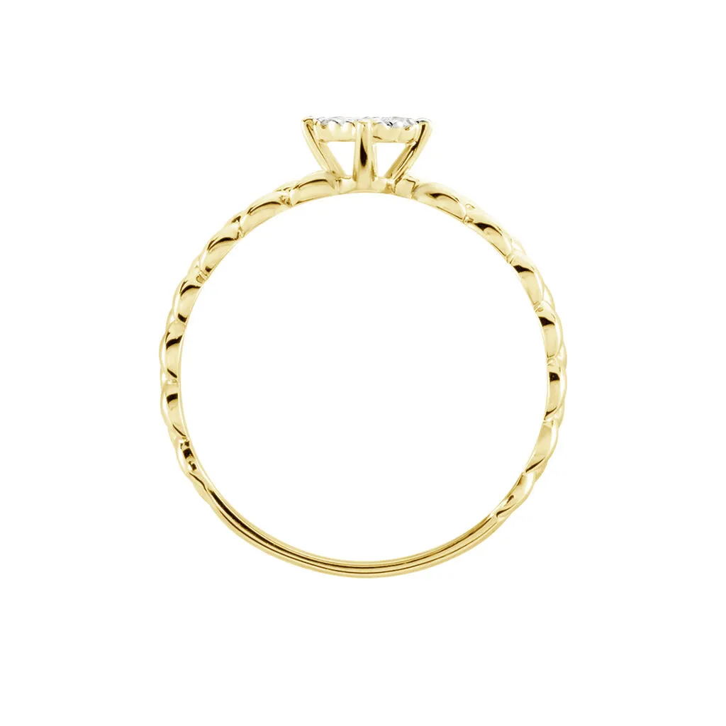 Histoire D'Or Bague Or Jaune Adlai Diamants 5 Histoire D'Or Bague Or Jaune Adlai Diamants – Image 3