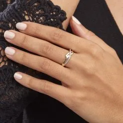 Histoire D'Or Bague Seraphia Or Jaune Diamant -Boucles d'oreilles Bracelet Soldes B3DFJDW946 model1