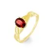 Histoire D'Or Bague Candice Or Jaune Grenat -Boucles d'oreilles Bracelet Soldes B3DFJGR026 master