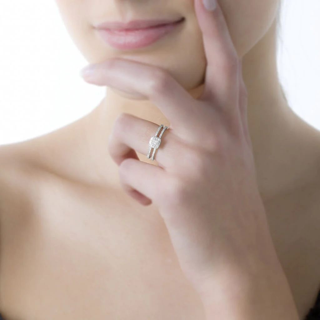 Histoire D'Or Bague Aude Or Jaune Grenat Et Diamant 6 Histoire D'Or Bague Aude Or Jaune Grenat Et Diamant – Image 4