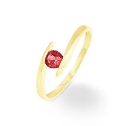 Histoire D'Or Bague Tiphaine Or Jaune Rubis