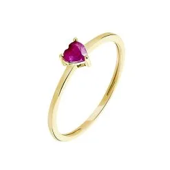 Histoire D'Or Bague Lissounia Or Jaune Rubis
