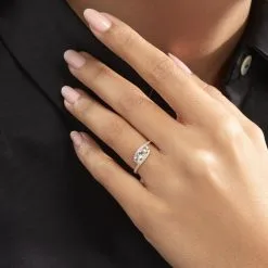 Histoire D'Or Bague Chloe Or Jaune Topaze Et Oxyde De Zirconium -Boucles d'oreilles Bracelet Soldes B3DFJTB202 model1