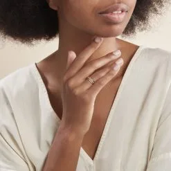 Histoire D'Or Bague Mauna Or Jaune Oxyde De Zirconium -Boucles d'oreilles Bracelet Soldes B3DFJZW03J model0