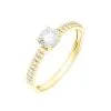 Histoire D'Or Bague Solitaire Dayna Or Jaune Oxyde De Zirconium