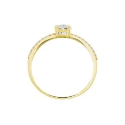 Histoire D'Or Bague Solitaire Dayna Or Jaune Oxyde De Zirconium -Boucles d'oreilles Bracelet Soldes B3DFJZW0FU view2