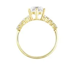 Histoire D'Or Solitaire Or Jaune Rachile Oxyde -Boucles d'oreilles Bracelet Soldes B3DFJZW0QO view2