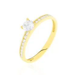 Histoire D'Or Bague Harem Or Jaune Oxyde De Zirconium