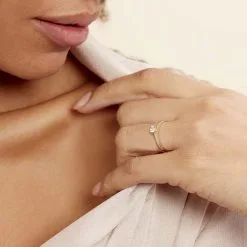 Histoire D'Or Bague Harem Or Jaune Oxyde De Zirconium -Boucles d'oreilles Bracelet Soldes B3DFJZW605 model0