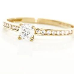 Histoire D'Or Bague Harem Or Jaune Oxyde De Zirconium -Boucles d'oreilles Bracelet Soldes B3DFJZW605 view3