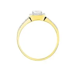 Histoire D'Or Bague Solitaire Armael Or Jaune Oxyde De Zirconium -Boucles d'oreilles Bracelet Soldes B3DFJZW623 view2