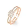 Histoire D'Or Bague Aude Or Rose Diamant -Boucles d'oreilles Bracelet Soldes B3DFRDW1AE master