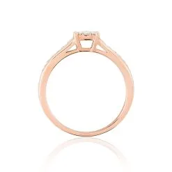 Histoire D'Or Bague Celia Or Rose Diamant -Boucles d'oreilles Bracelet Soldes B3DFRDW2HK view2