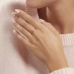 Histoire D'Or Bague Maye Or Rose Diamant -Boucles d'oreilles Bracelet Soldes B3DFRDW31S model1