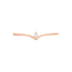 Histoire D'Or Bague Maye Or Rose Diamant -Boucles d'oreilles Bracelet Soldes B3DFRDW31S view1